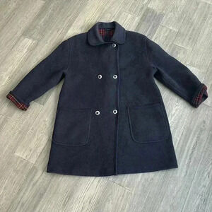 🔥Merlet Original Tiroler  Loden🔥 | Vintage 100% wool black coat made in Italy